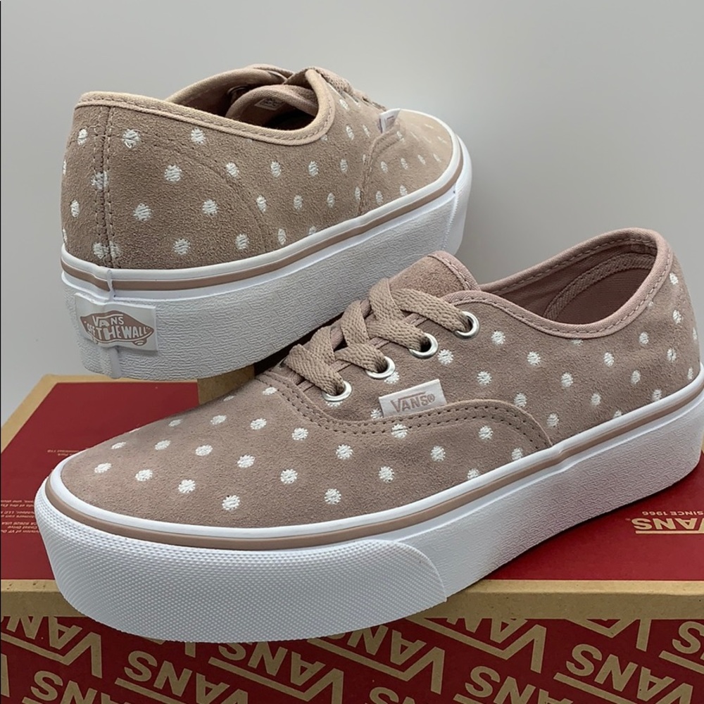 VANS AUTHENTIC PLATFORM SUEDE POLKA DOT WMNS - Picture 13 of 16
